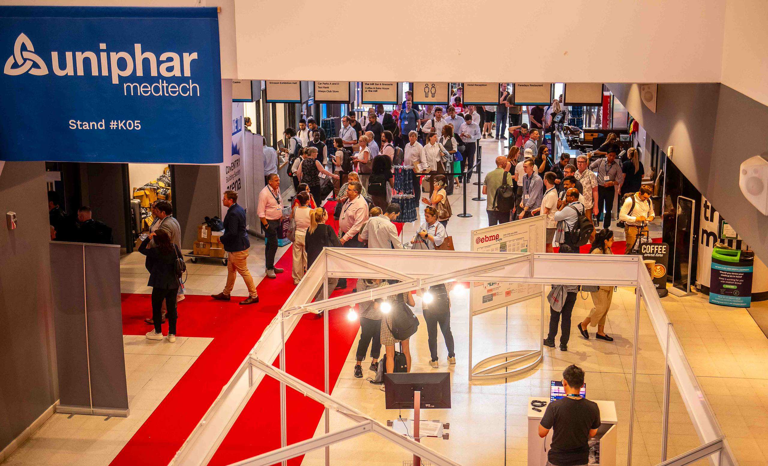 Sponsored branding at EBME Expo